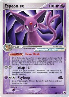 Espeon ex — Unseen Forces