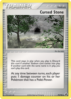 Cursed Stone card art