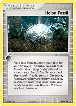 Holon Fossil card art