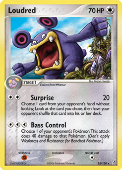 Loudred card art
