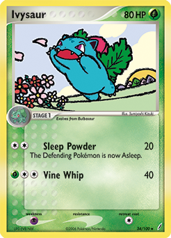 Ivysaur - 034/100 card art