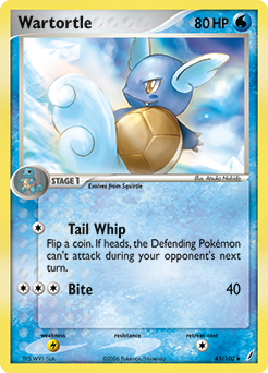 Wartortle - 043/100 — Crystal Guardians