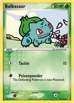 Bulbasaur - 045/100 card art