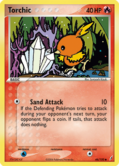 Torchic - 066/100 card art