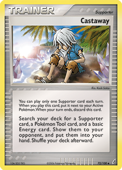 Castaway card art