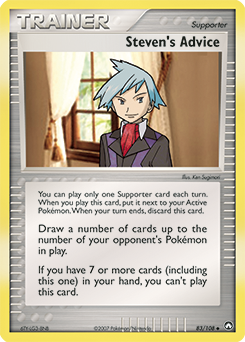 Steven's Advice card art
