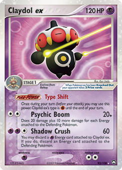 Claydol ex — Power Keepers