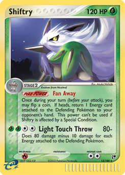 Shiftry - 12/100 card art