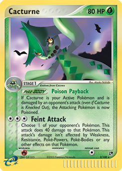 Cacturne card art