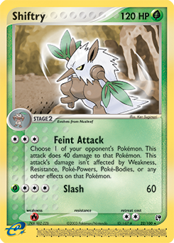 Shiftry - 22/100 card art