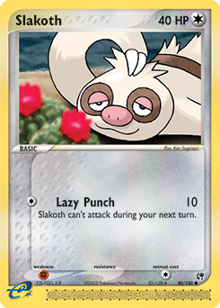 Slakoth card art