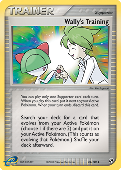 Wally's Training card art