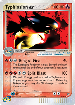 Typhlosion ex — Sandstorm