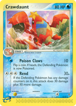 Crawdaunt - 13/97 — Dragon