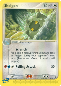 Shelgon - 20/97 card art