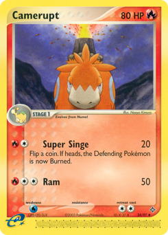 Camerupt card art