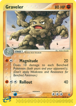Graveler - 30/97 card art