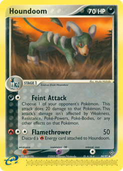 Houndoom — Dragon