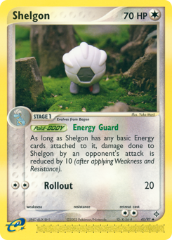 Shelgon - 41/97 card art