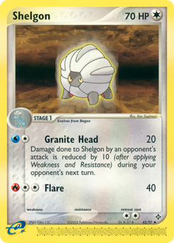 Shelgon - 42/97 card art