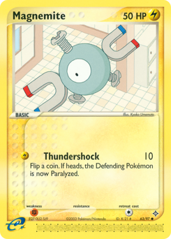 Magnemite - 63/97 card art