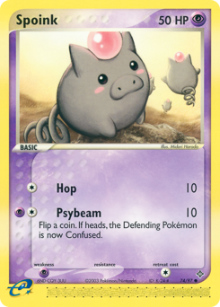 Spoink - 74/97 — Dragon