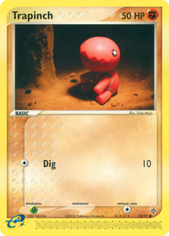 Trapinch - 78/97 card art