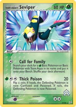 Team Aqua's Seviper — Team Magma vs Team Aqua