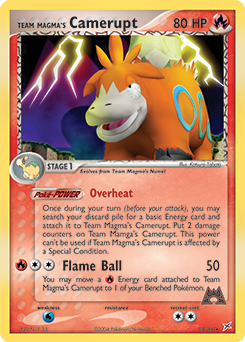 Team Magma's Camerupt — Team Magma vs Team Aqua