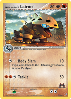Team Magma's Lairon - 20/95 — Team Magma vs Team Aqua
