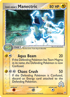 Team Aqua's Manectric - 29/95 — Team Magma vs Team Aqua