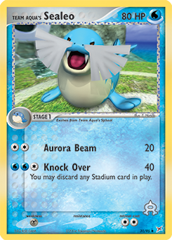 Team Aqua's Sealeo - 31/95 — Team Magma vs Team Aqua