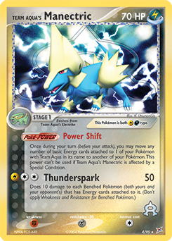 Team Aqua's Manectric - 4/95 — Team Magma vs Team Aqua