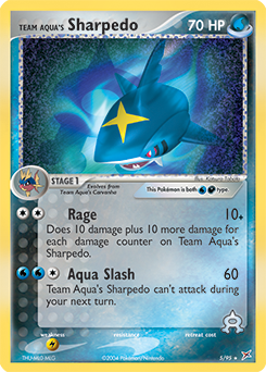 Team Aqua's Sharpedo - 5/95 — Team Magma vs Team Aqua