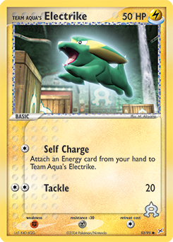 Team Aqua's Electrike - 53/95 — Team Magma vs Team Aqua