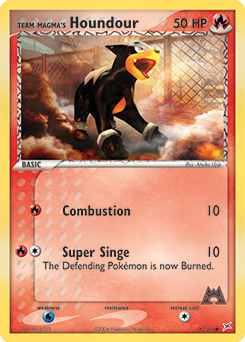 Team Magma's Houndour - 62/95 — Team Magma vs Team Aqua