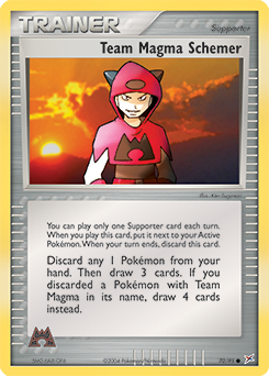 Team Magma Schemer card art
