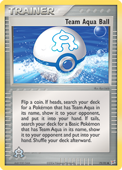 Team Aqua Ball — Team Magma vs Team Aqua