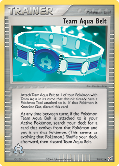 Team Aqua Belt card art
