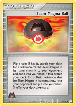 Team Magma Ball — Team Magma vs Team Aqua