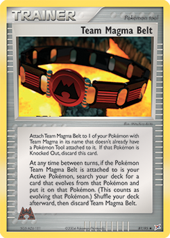 Team Magma Belt — Team Magma vs Team Aqua
