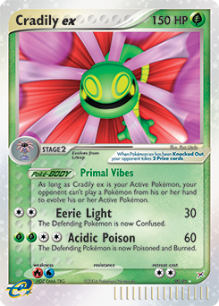 Cradily ex — Team Magma vs Team Aqua