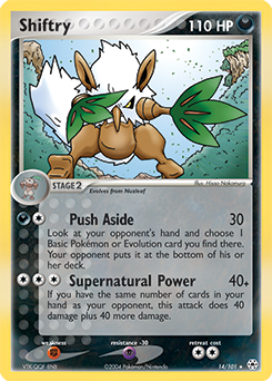 Shiftry card art