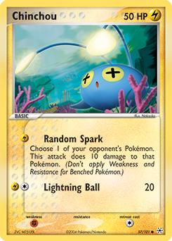 Chinchou - 57/101 — Hidden Legends