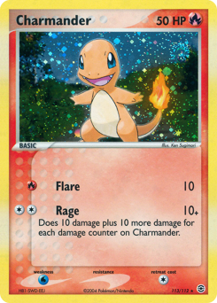Charmander - 113/112 card art