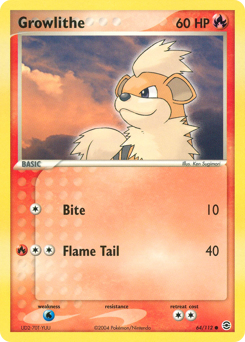 Growlithe — FireRed & LeafGreen