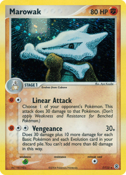 Marowak card art