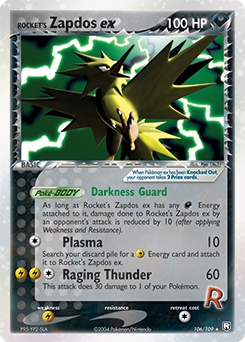 Rocket's Zapdos ex — Team Rocket Returns