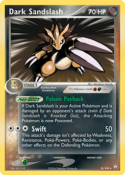 Dark Sandslash — Team Rocket Returns