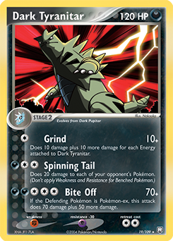Dark Tyranitar - 019/109 — Team Rocket Returns